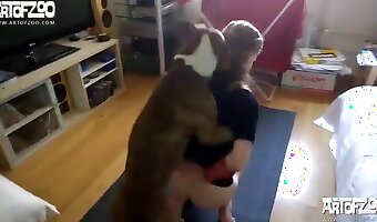 amatööri koiraseksi, nainen