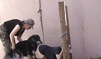 sesso amatoriale con cani, porno bestiale