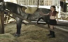 horny, animal fucks girl